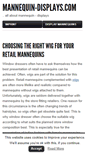 Mobile Screenshot of mannequin-displays.com
